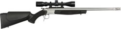 CVA SCOUT TD 35 WHELEN 25" - W/BRAKE 3-9X40 SS/BLACK SYN