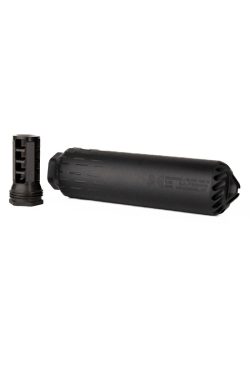 Huxwrx FLOW 762 Ti Suppressor  + Muzzle Break - Black