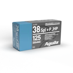 AGUILA 38 SPL JHP 125GR 50RD BOX 10 BXS PER CS