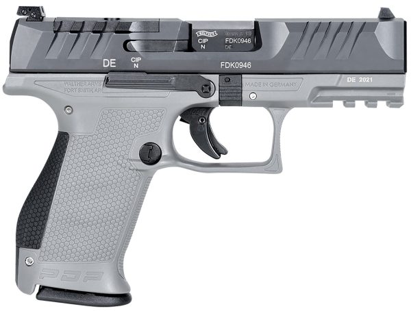 WALTHER PDP 9MM CMPCT 4" PSTL GRY/BLK 2-15RD MAGS
