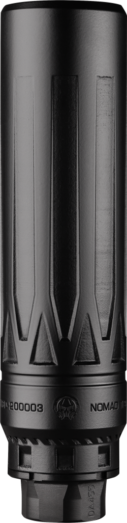 DEAD AIR NOMAD TI XC 7.62MM XENO BLACK 7"/9.7OZ