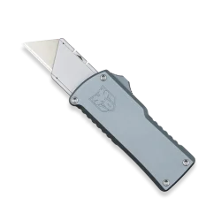 COBRATEC OTF UTILITY KNIFE GRAY 3.2OZ 3.375" HANDLE