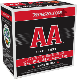 AA 12GA 2 3/4" #8 LOW RECOIL