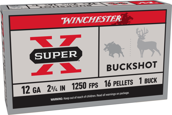 12GA 2.75" #1 BUCK 5RDS