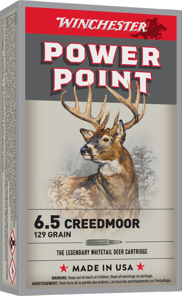 WINCHESTER SUPER X POWER POINT 6.5CM 129GR 20RD BX 200RD CASE