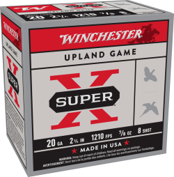 WINCHESTER 20G 2-3/4" #8 SPR X UPLAND 7/8OZ 25RDS