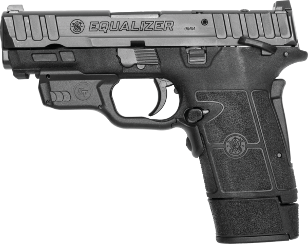 SMITH & WESSON EQUALIZER 9MM W/ CRMSN TRC LSRGUARD 3.675" 10RD,13RD,15RD