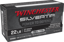 WINCHESTER SILVERTIP 22LR 37G HP 50RD