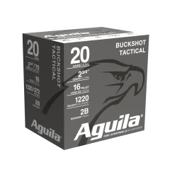 AGUILA 20GA 2B BUCKSHOT 2-3/4" 16 PELLET 25RD BX 10 BXS PER CS