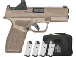 SPRINGFIELD ARMORY HELLCAT PRO GEAR UP PKG FDE OSP PSTL 3.7" 2-17RD 3-15RD CT-1500 & BAG