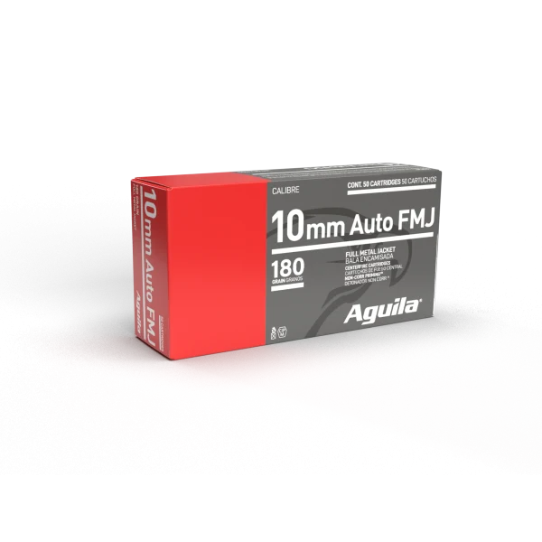 AGUILA 10MM AUTO 180GR FMJ 50RD BOX 20 BXS PER CS