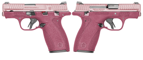 SMITH & WESSON BODYGUARD 2.0 380ACP PISTOL T.S. CRANBERRY/BLUSH ORION EXCLUSIVE 1-12RD 1-10RD MAG