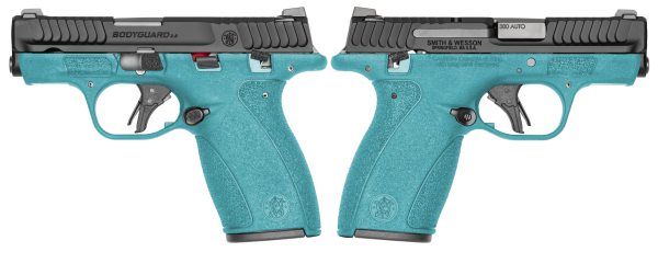 SMITH & WESSON BODYGUARD 2.0 380ACP PISTOL T.S. AZTEC TEAL ORION EXCLUSIVE 1-12RD 1-10RD MAG