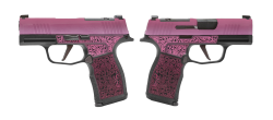 SIG SAUER P365X LADY BUG 9MM PSTL 3.1" BBL 2-12RD MAGS, OPTC PLTE COVER