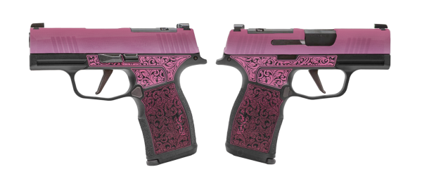 SIG SAUER P365X LADY BUG 9MM PSTL 3.1" BBL 2-12RD MAGS, OPTC PLTE COVER