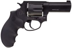 TAURUS 856 38SP MATTE BLK 3" 6SHOT NS