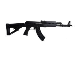 Zastava ZPAPM70 AK-47 Rifle BULGED TRUNNION 1.5MM RECEIVER - Black | 7.62x39 | 16.3" Chrome Lined Barrel | Hogue Handguard