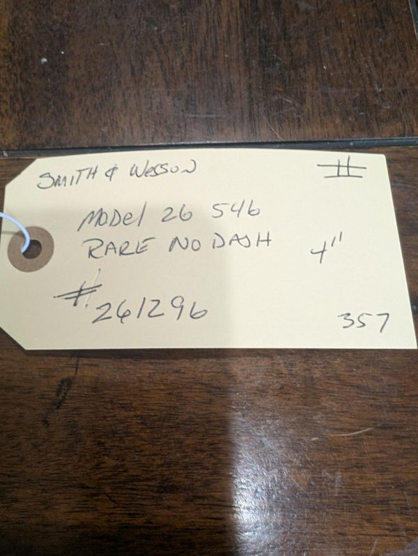 Smith and Wesson Model 26 357mag RARE - Image 4