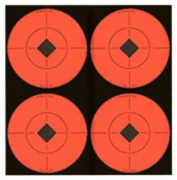 B/C TARGET SPOTS 3" TARGET - 40 TARGETS ORANGE