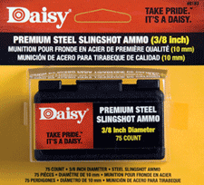 DAISY SLINGSHOT AMMUNTION - 3/8" STEEL 70-COUNT PACK