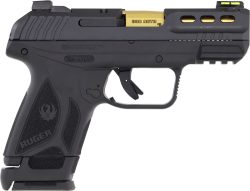 RUGER SECURITY-380 380ACP - ADJ 15-SHOT BLK SYN GOLD BBL