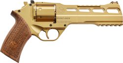 CHIAPPA RHINO 60SA 357MAG - 6" ADJ. SIGHT GOLD/WALNUT