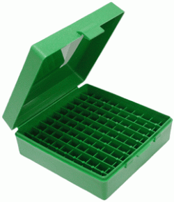 MTM AMMO BOX 44RM/41RM/45LC - 100-ROUNDS GREEN