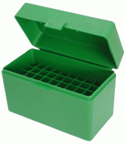 MTM AMMO BOX LARGE RIFLE - 50 ROUNDS FLIP TOP STYLE