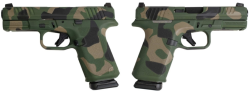 RUGER RXM 9MM PISTOL 4" BBL M81 CAMO, MAGPUL EHG, O.R. 2-15RD MAGS - ORION EXCLUSIVE