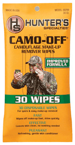 HS FACE PAINT REMOVER PADS - CAMO-OFF 30PK