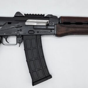 Zastava ZPAP85 Alpha AK-47 Pistol BULGED TRUNNION 1.5MM RECEIVER - Stained Wood Handguard | 5.56NATO | 10" Barrel | Booster Brake | Rear Trunnion Picatinny rail