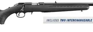 RUGER AMERICAN RIMFIRE STND 17 HMR RFL 22" BLK SYN