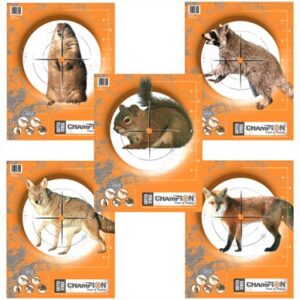 CHAMPION CRITTER SERIES TARGET - PAPER 2EA. OF 5 ANIMALS 10-PK