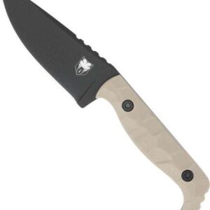 COBRATEC KING PIN TAN 4" FIXED BLADE