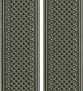 MI LEVER ACTION G10 STRAIGHT - GRIP PANEL GREY / BLACK