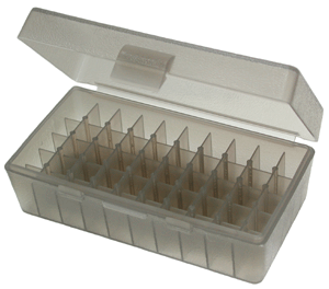 MTM AMMO BOX 44RM/41RM/45LC - 50-ROUNDS FLIP TOP STYLE GREEN