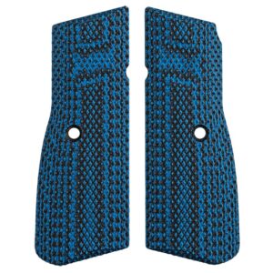 FN HIGH POWER G10 BLK/BLUE GRIPS