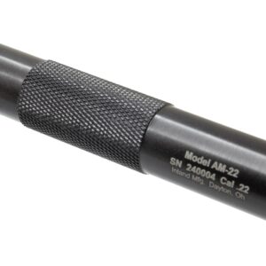 INLAND MFG AM22 .22 CAL SUPPRESSOR BLACK 1/2X28 THREAD ALUMINUM CORE