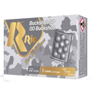 Rio Royal Buck 9P 12ga Buckshot 2.75 inch Shotgun Shells - 00Buck | 1345 fps | 5rd Box
