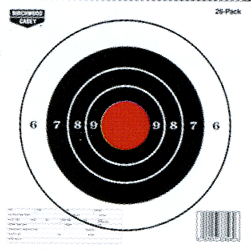 B/C TARGET EZE-SCORER PAPER 8" - BULL'S-EYE 26 TARGETS