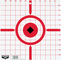 B/C TARGET RIGID PAPER 12" - CROSSHAIR SIGHT-IN 10 TARGETS