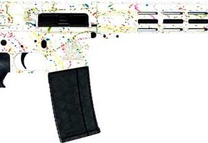 GLFA AR15 SPLATTER 223 WYLDE - 16" NIT BBL WHITE