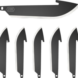 OUTDOOR EDGE 2.2" DROP POINT - BLADE PACK BLACK BLADES 6-PACK