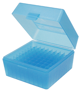 MTM AMMO BOX SMALL RIFLE - 100-ROUNDS FLIP TOP STYLE GRN