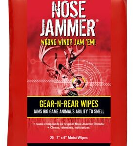 NOSE JAMMER GEAR AND REAR - WIPES 7"x6" 20 WIPES PER PACK